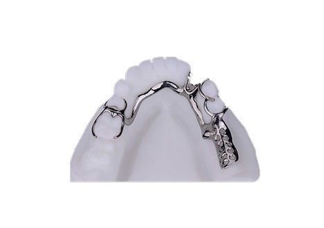 satın al Kişiselleştirilmiş Düz Metal Çerçeve Dentür Doğal görünümlü Tam kemer şekli Çevrimiçi üretim