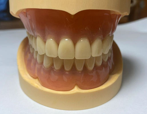 Özelleştirilebilir Kesin Uyumlu Tam Akrilik Dentür Hafiflik ve leke direnci